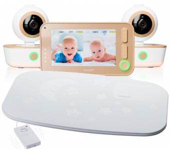 Видеоняня с двумя камерами и монитором дыхания Baby RV1300X2SP Ramili