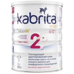 Молочная смесь  Gold 2 6-12 месяцев, 800 г Kabrita