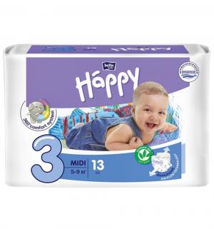Подгузники  Baby Happy Midi 3 (5-9 кг) 13 шт. Bella