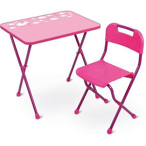 Комплект мебели Nika Kids Алина, розовый Ника. Цвет: розовый
