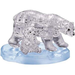 3D головоломка  Два белых медведя, 40 элементов Crystal Puzzle