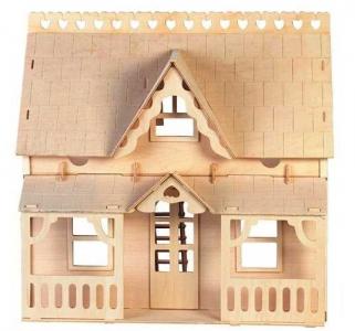 Сборная деревянная модель  Дом с верандой Wooden Toys