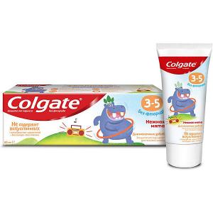 Детская зубная паста  нежная мята без фтора, 3-5 лет, 60 мл Colgate