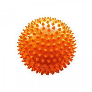 Мяч ёжик оранжевый, 6,5 см, МалышОК