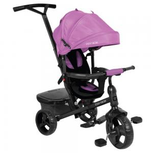 Трехколесный велосипед  Rider 360° 10x8 EVA, цвет: фиолетовый Moby Kids