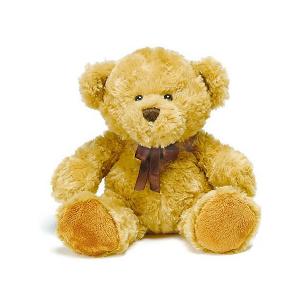 Мягкая игрушка плюшевый мишка Хьялле 20 см, светло-коричневый Teddykompaniet. Цвет: желтый