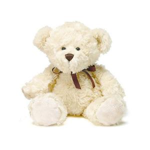 Мягкая игрушка плюшевый мишка Хьялле 20 см, светло-коричневый Teddykompaniet. Цвет: белый