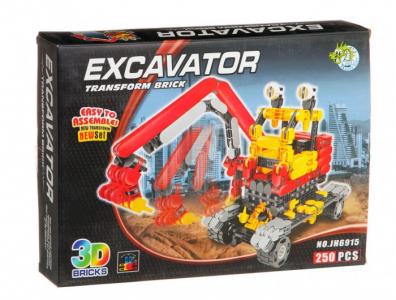 Конструктор  Toys Страйп Экскаватор JH6915 (250 элементов) Dragon