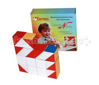 Развивающая игрушка  Игра Сложи узор коробка картон Световид